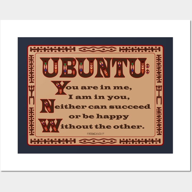 Ubuntu Wall Art by FunkilyMade